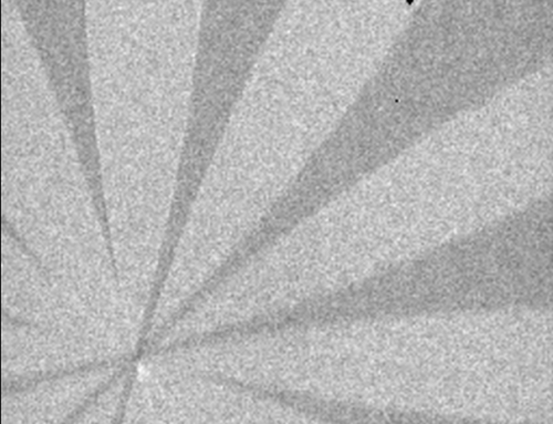 Изображение ирисовой диафрагмы, сформированное тормозным излучением источника Excillium MetalJet
